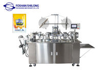 Empaquetadora del cojín de la preparación del alcohol del corte de Shilong 2.5KW 120pcs/minuto